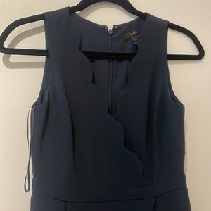 J Crew scalloped sheath dress - 00